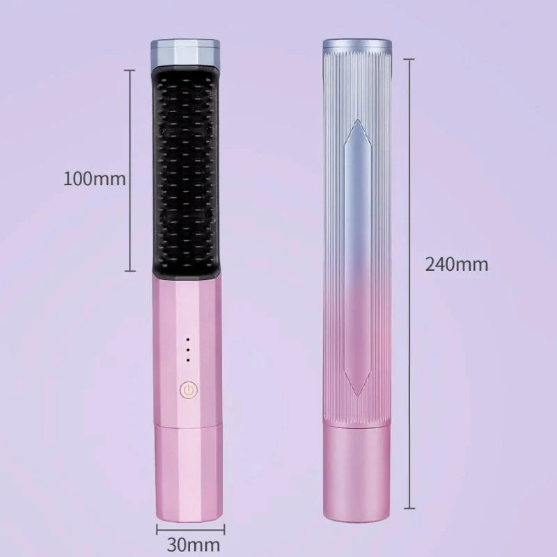 (🔥Last Day Promotion-SAVE 70% OFF)-2023 New Cordless Negative lon Hair Straightener Styling Comb