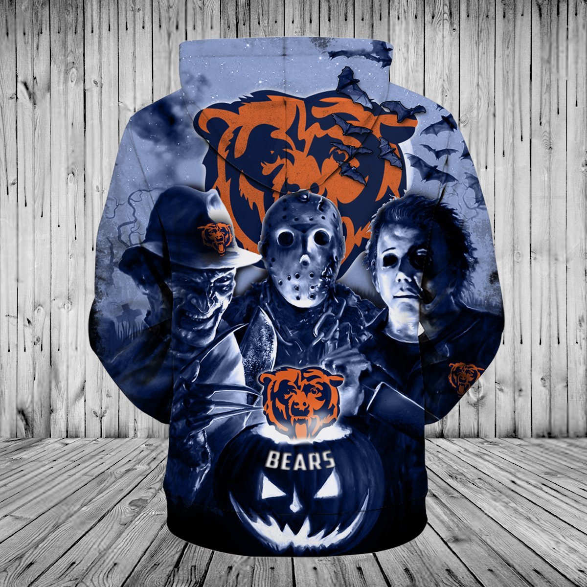BEARS 3D HOODIE HORROR MOVIE 3D7