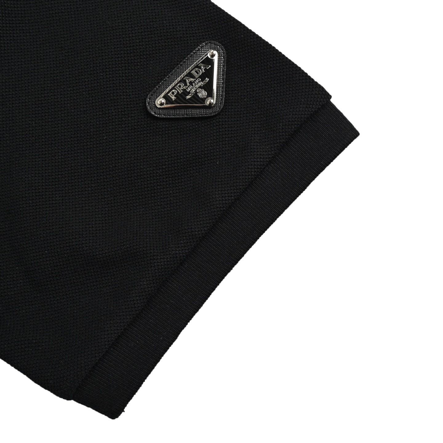 Prada 24ss embossed logo short sleeve