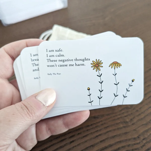 Anxiety Affirmations Card Pack - Positive Quotes
