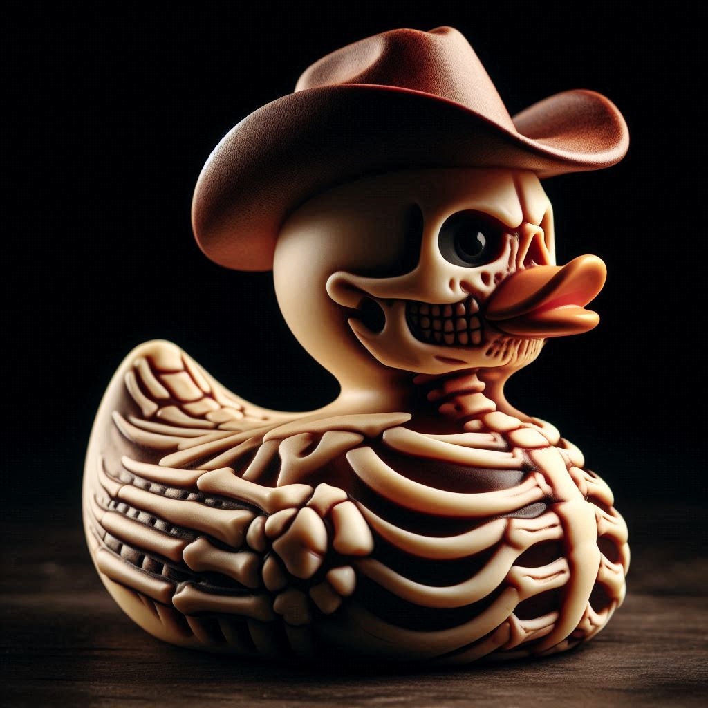Skull Rubber Duck