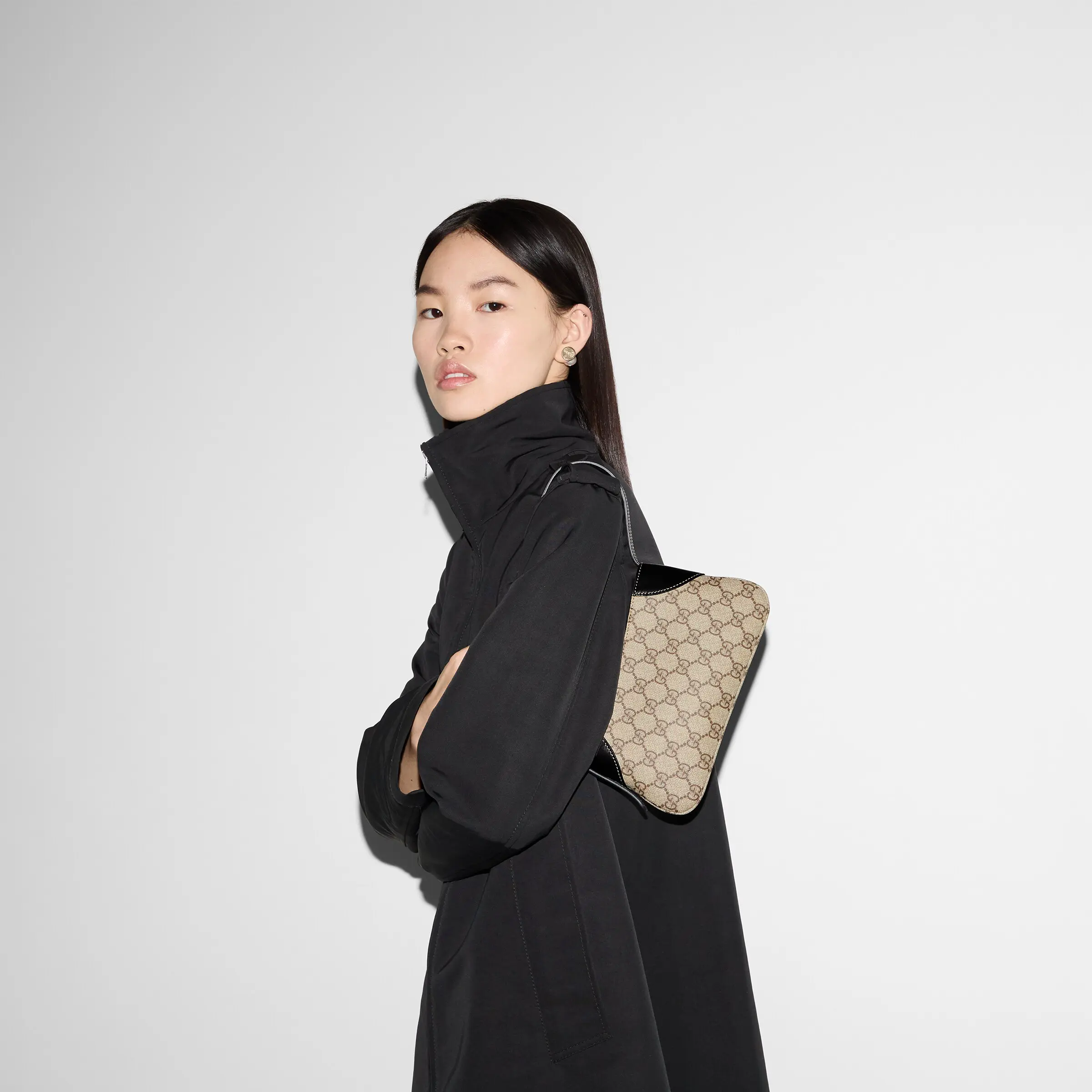 Gucci GG Emblem small shoulder bag‎820696 FAD6L 9741