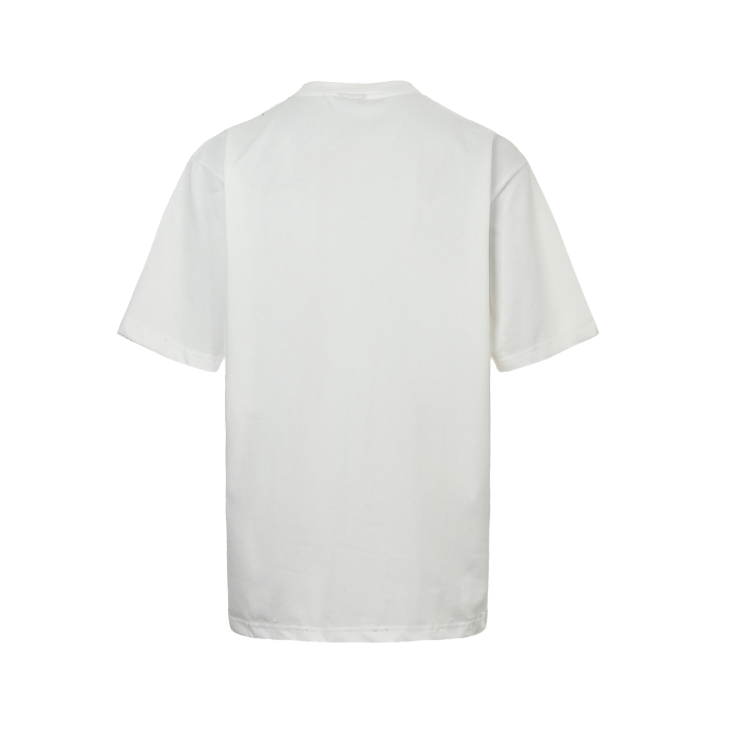 Balenciaga 25ss logo dissolved distressed short sleeves