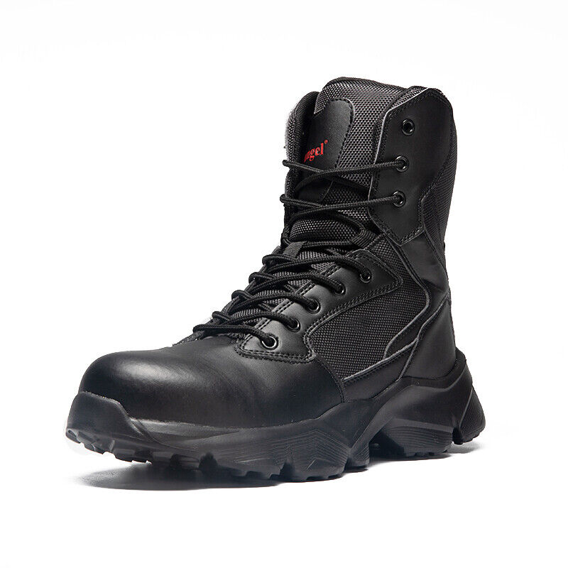 Men Industrial Electrician Steel Toe Safety Work Boots Waterproof Non-Slip Hiking Boots