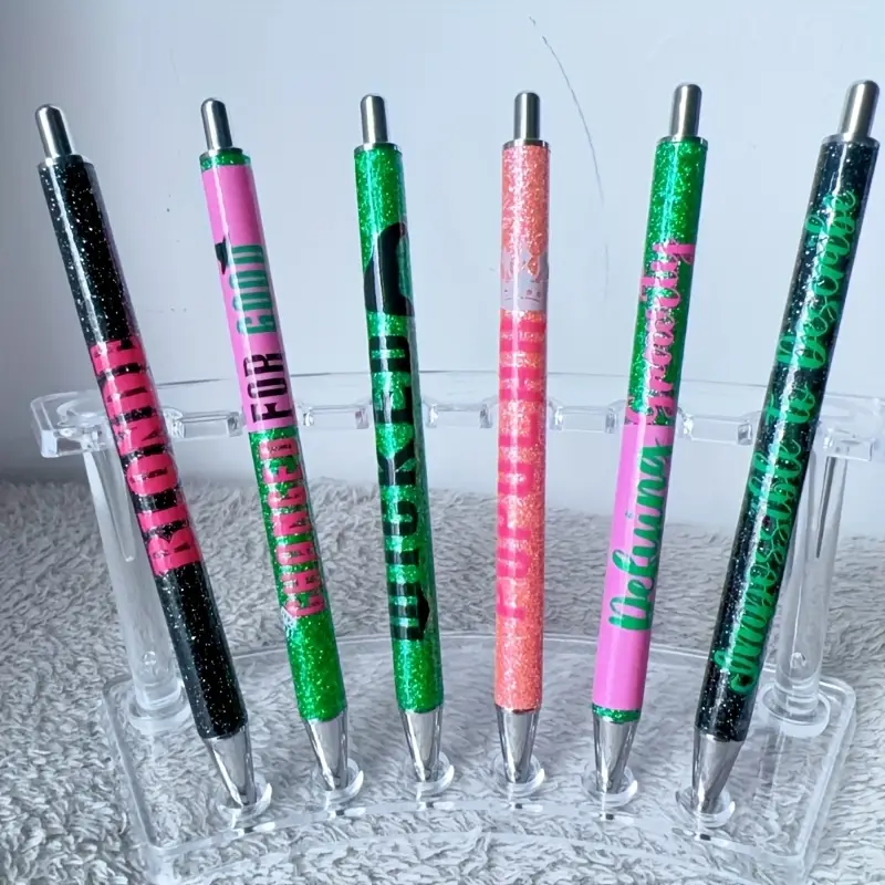 6pcs Wizard of Oz Magic Style Theme Glitter Pens