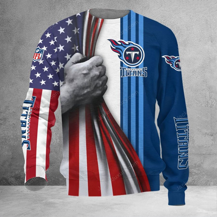 TENNESSEE TITANS 3D HOODIE SKULL0804