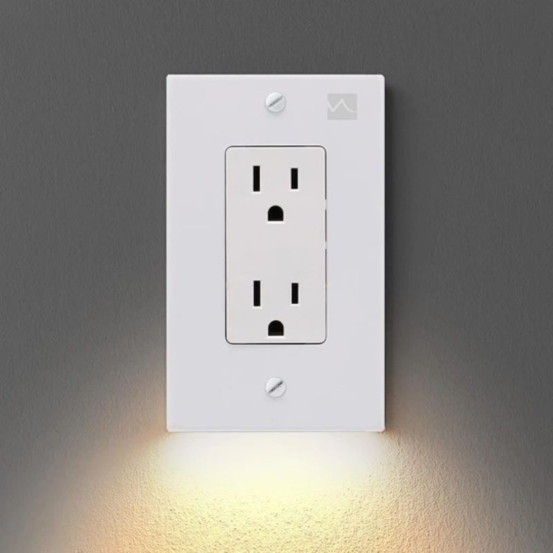 (New Year Promotion- SAVE 50% OFF) Outlet Wall Plate With Led -Buy 6 Free Shipping