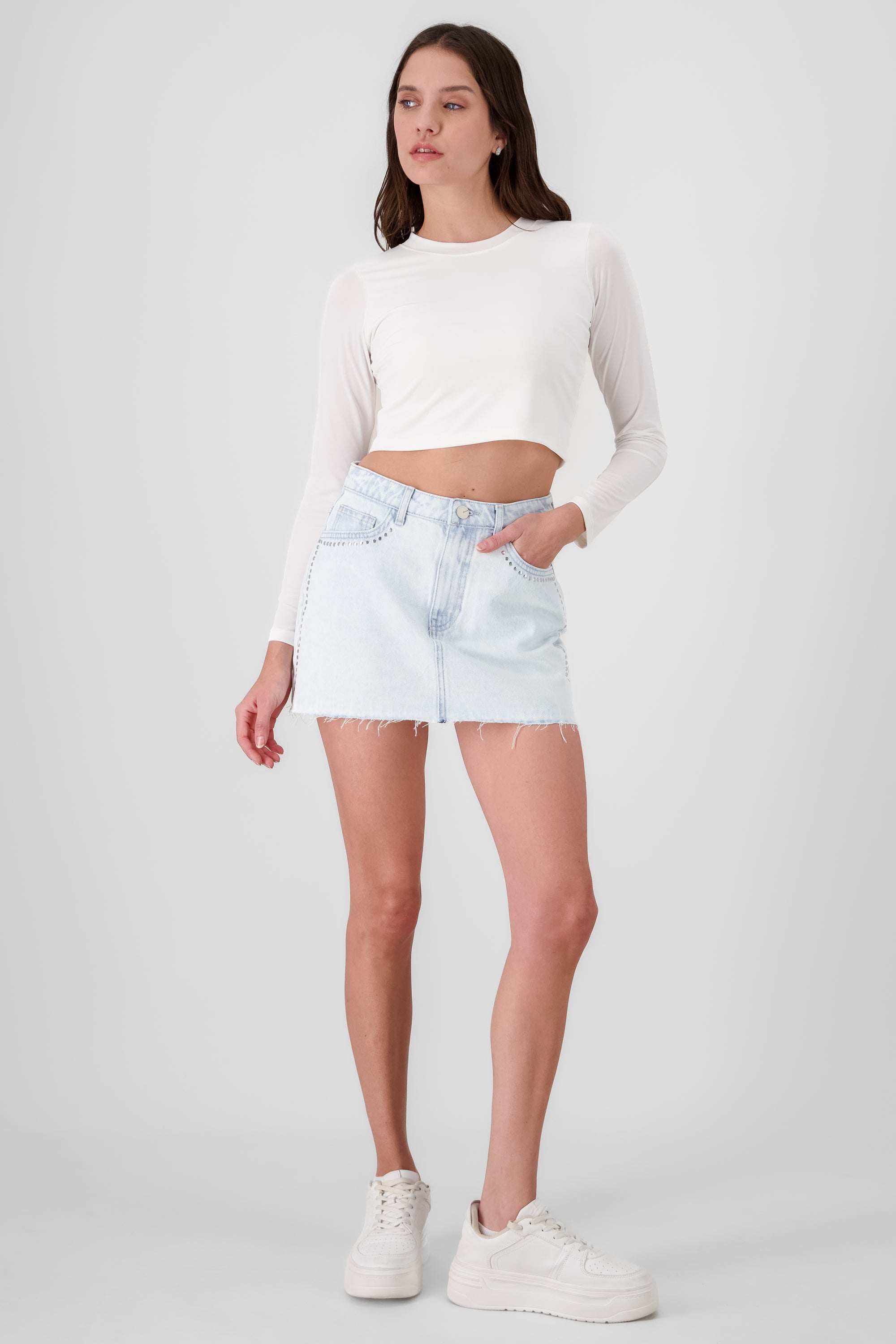 Tube Skirt with Studs