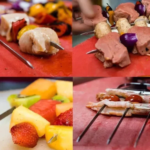 (🔥Last Day Promotion-SAVE 50% OFF) 3 Way Grill Skewers - GrillSavant-BUY 3 GET 2 FREE & FREE SHIPPING
