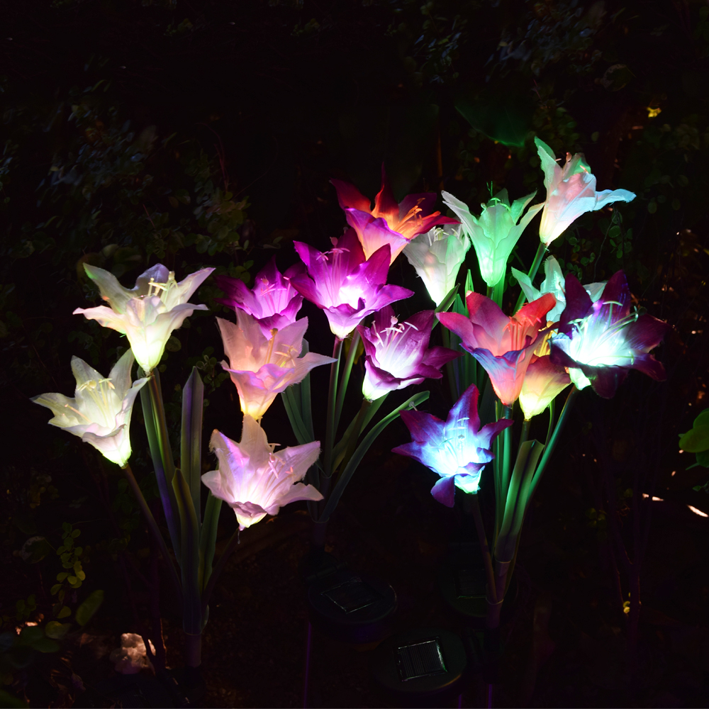 🔥Last Day 50% OFF🔥Waterproof Solar Garden Lily Flower Lamp - 1 PC 9.98 ¥ & Free Shipping