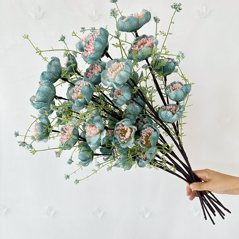 4 Pcs Light Luxury High-End Artificial Silk Azalea