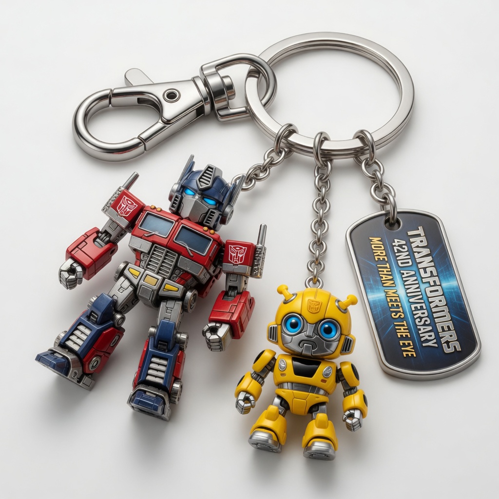 Transformers 42nd Anniversary Commemorative Keychain