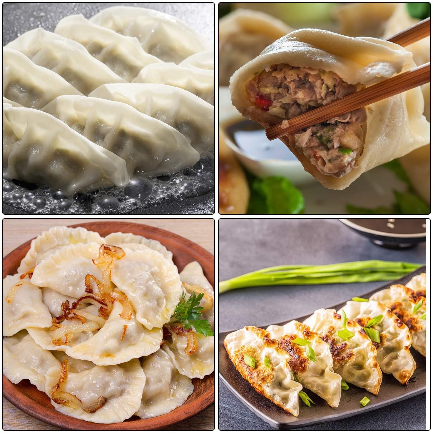 (💥49% OFF--Last Day Sale)--Set Of Dumpling Mould(Dumpling mould+Flour ring cutter)--BUY 2 SETS GET 5% OFF