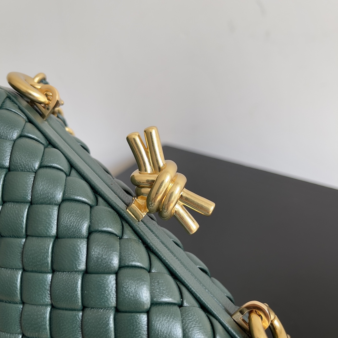 Bottega Veneta 24 Spring Fashion Braided Chain Evening Bag 776662