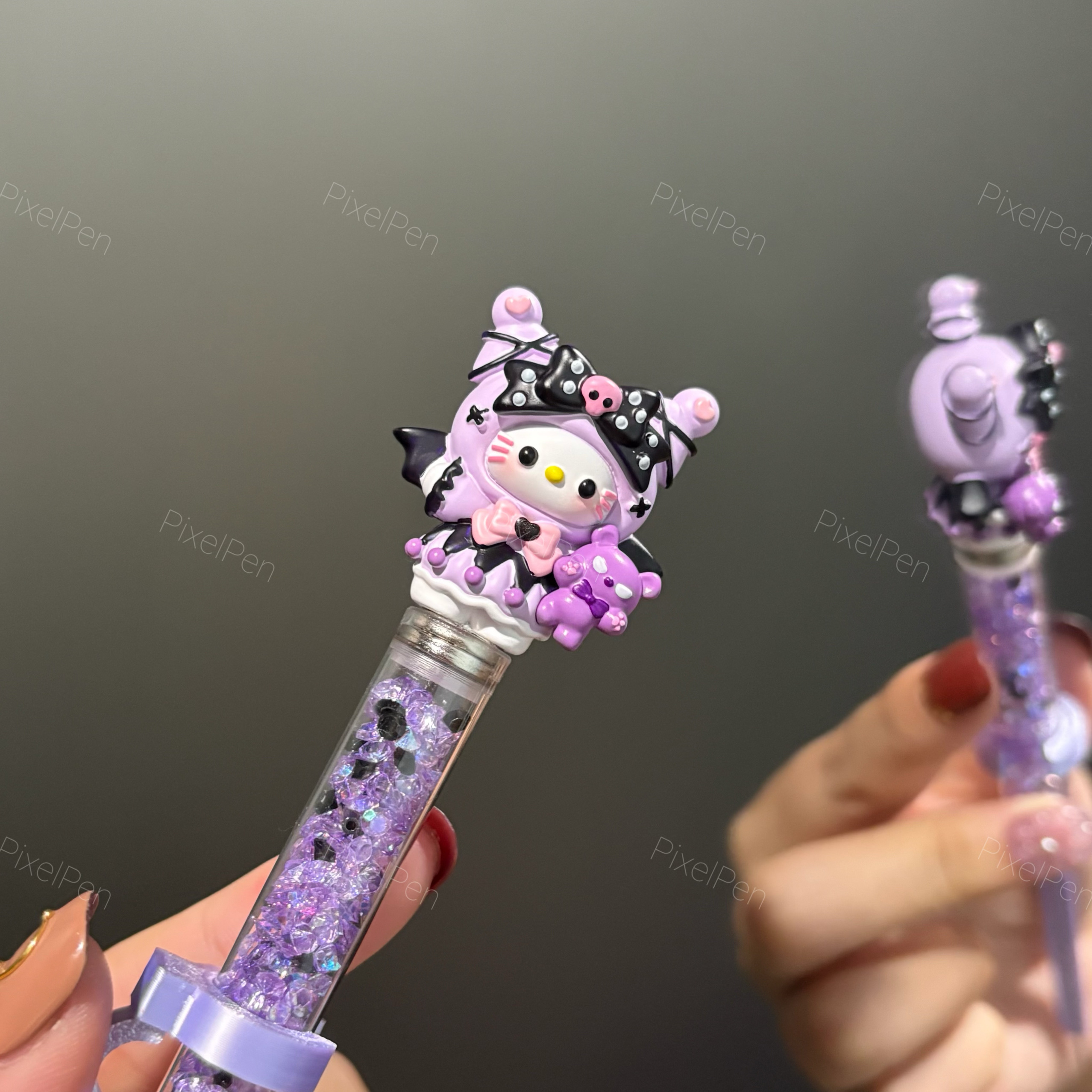 【5mm】PixelPen Magnetic Grip Piecing Bean Pen Tool for big beans | Kuromi