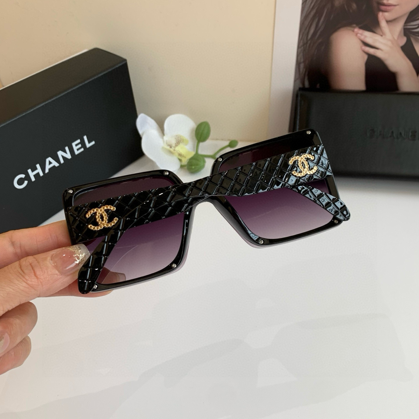 Chanel Square Frame Sunglasses