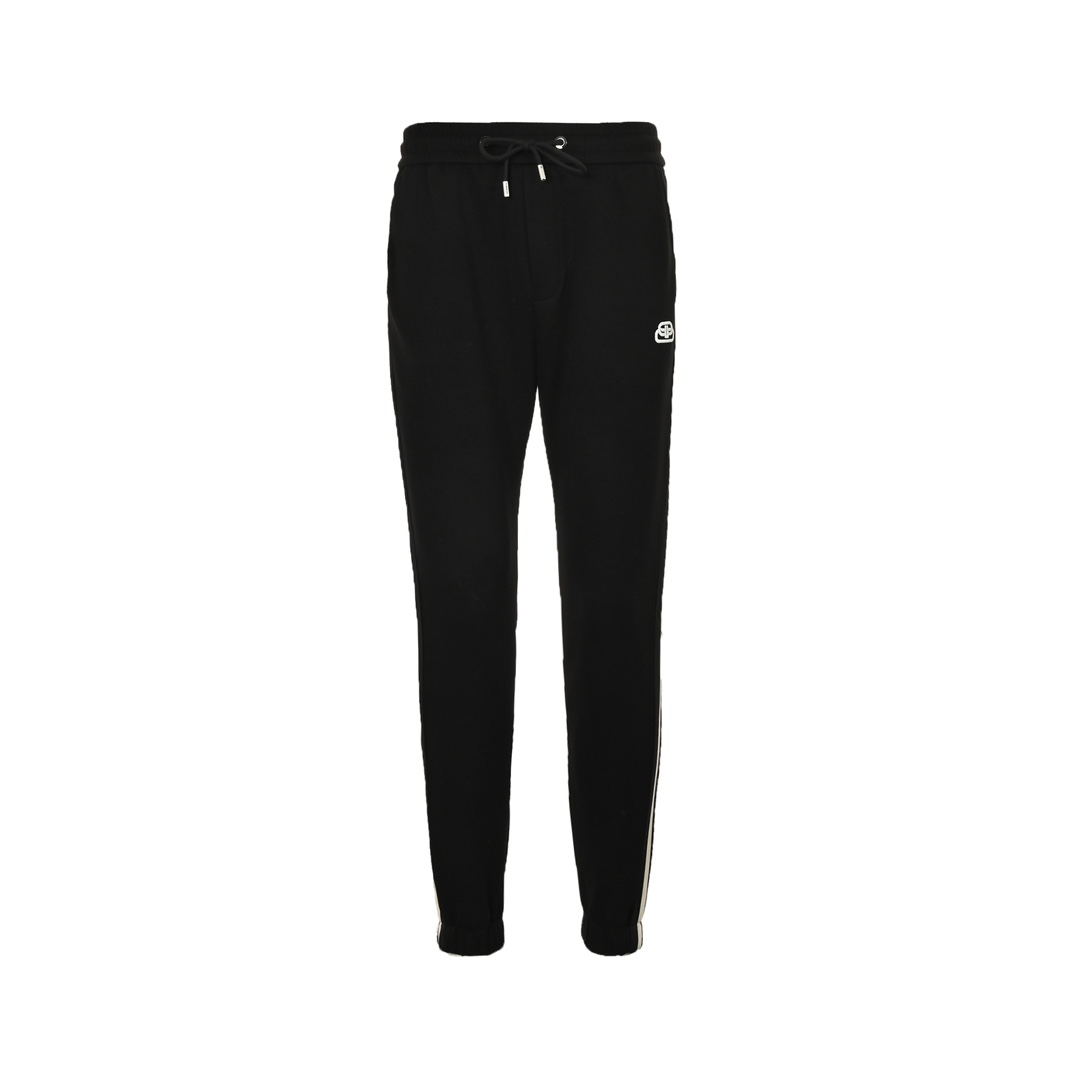 Balenciaga 24Fw lock embroidered web trousers