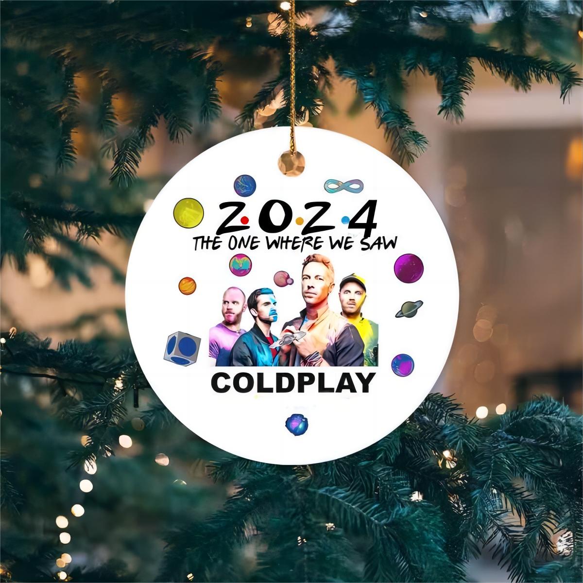 Coldplay Christmas Tree Ornament