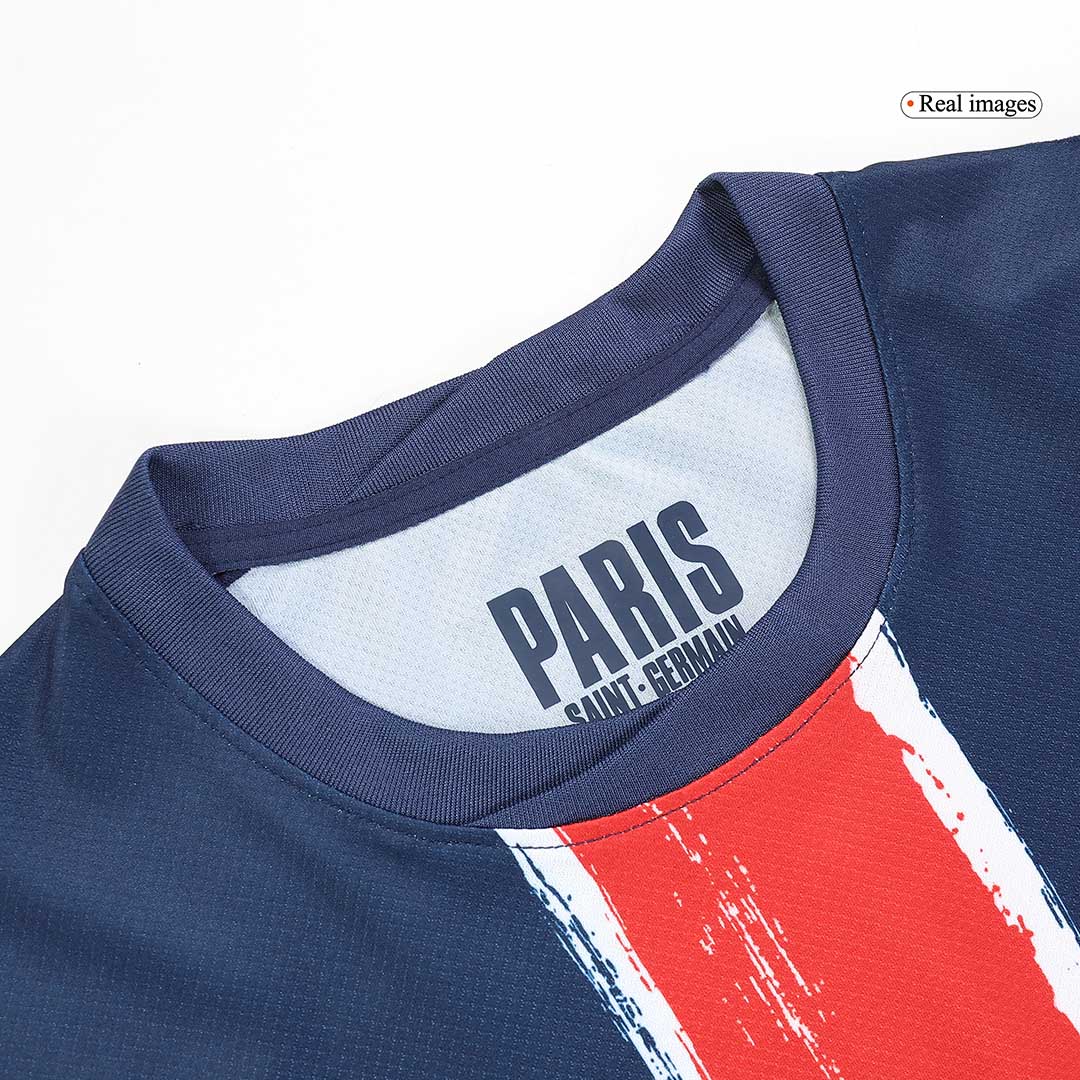 KVARATSKHELIA #7 PSG Home Football Jersey Custom Shirt 2024/25 - UCL