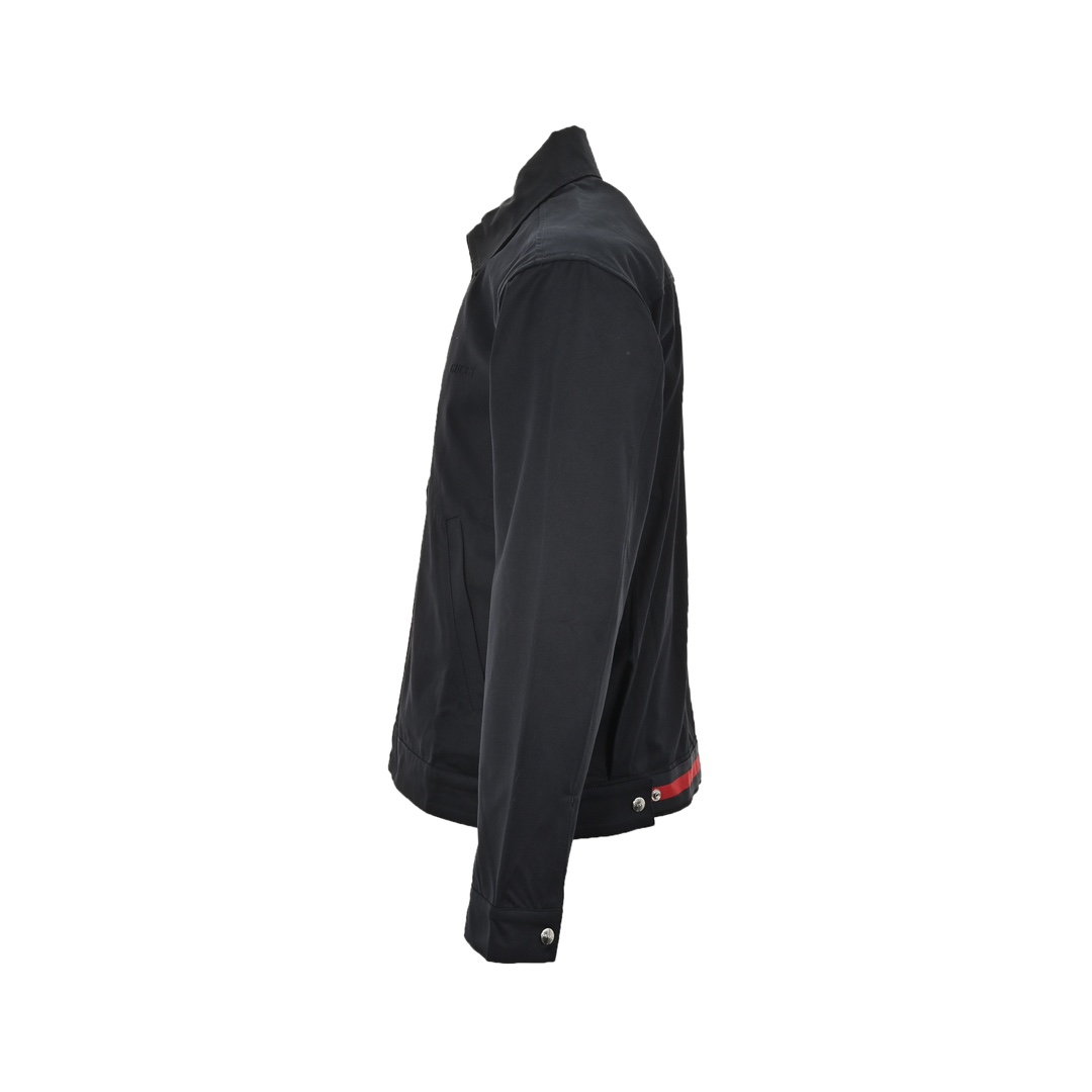 Gucci 24Fw solid color jacket with small chest logo