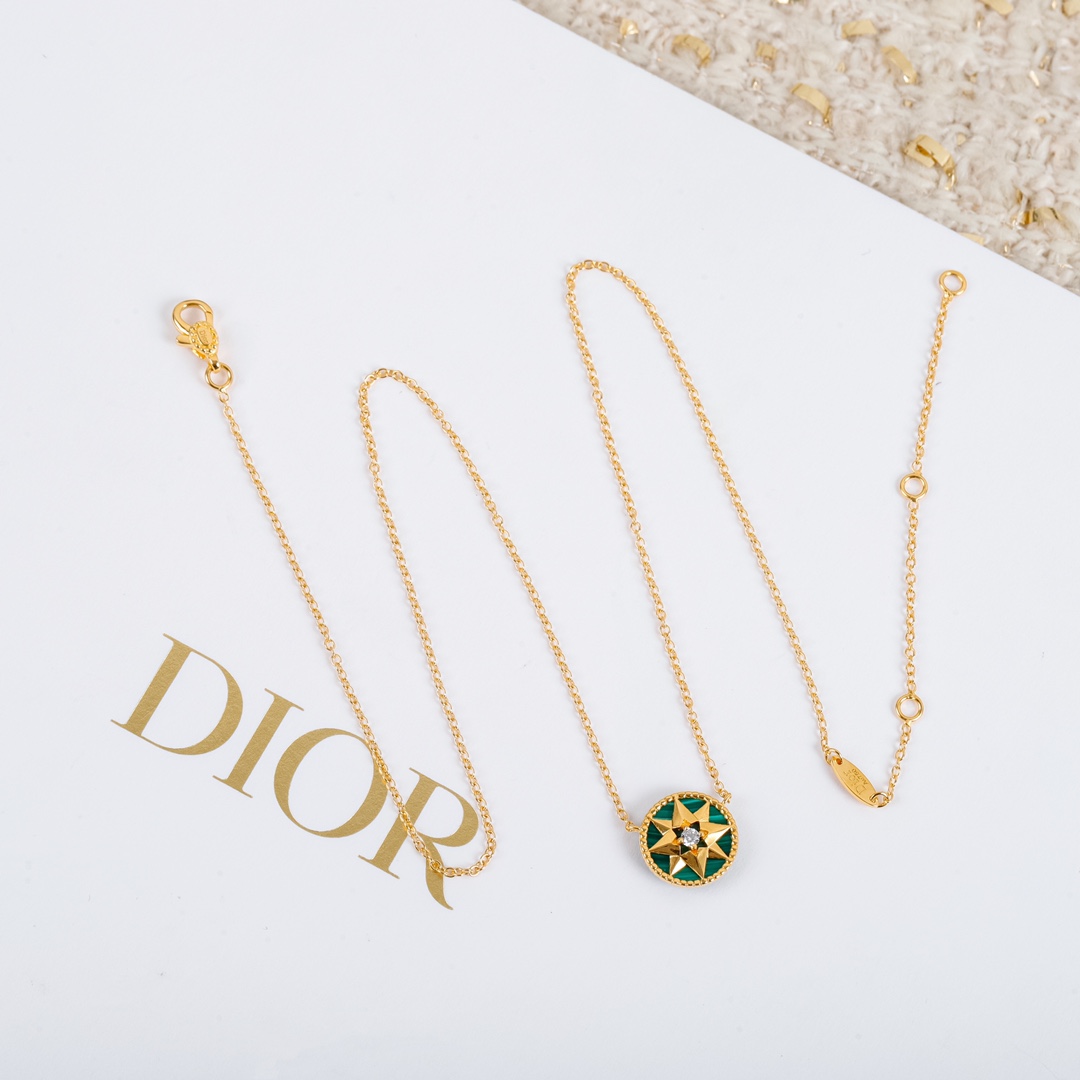 Dior compass necklace