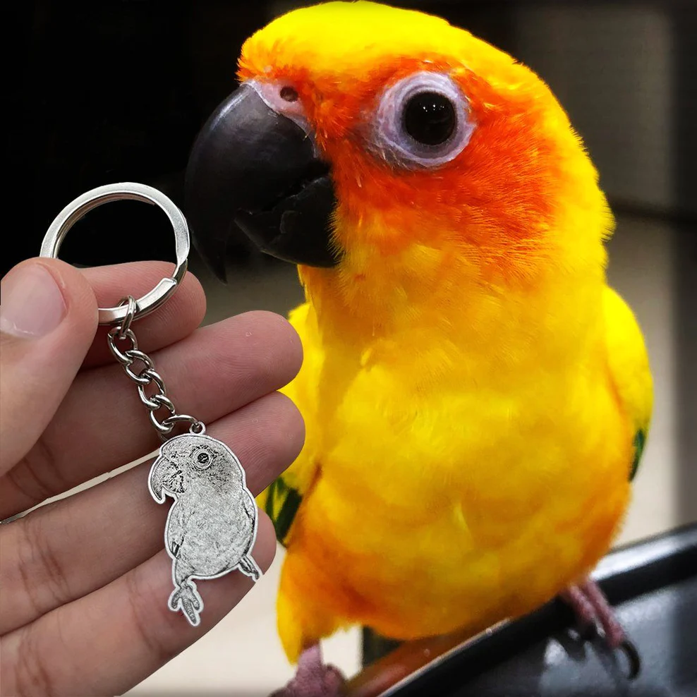 Personalized Custom Pet Photos Keychain Or Necklace