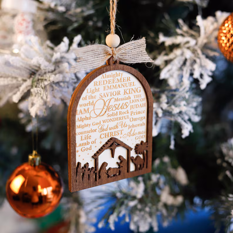 Names of God Bauble Ornament