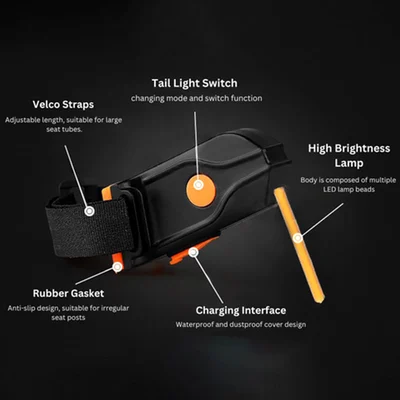Hot Sale 49% OFF - LED Bike Rear Light