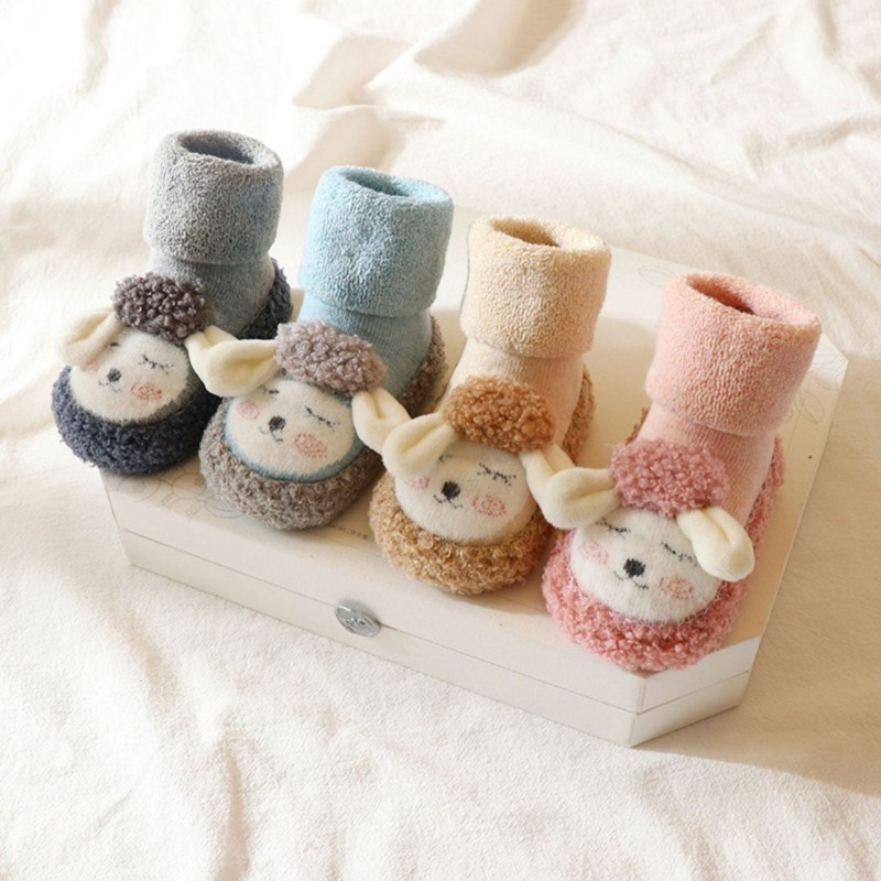 Baby Cartoon Plush Cotton Toddler Shoes