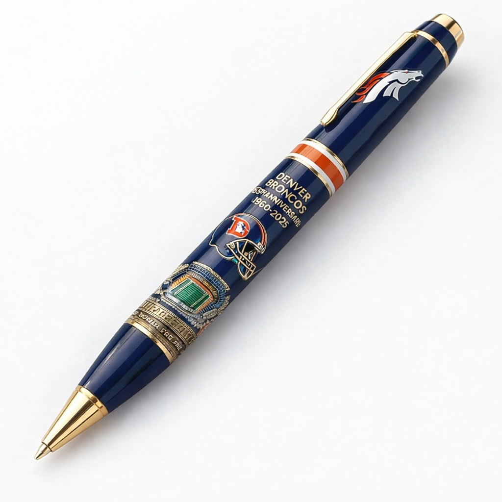 Denver Broncos 65th Anniversary Commemorative Pen