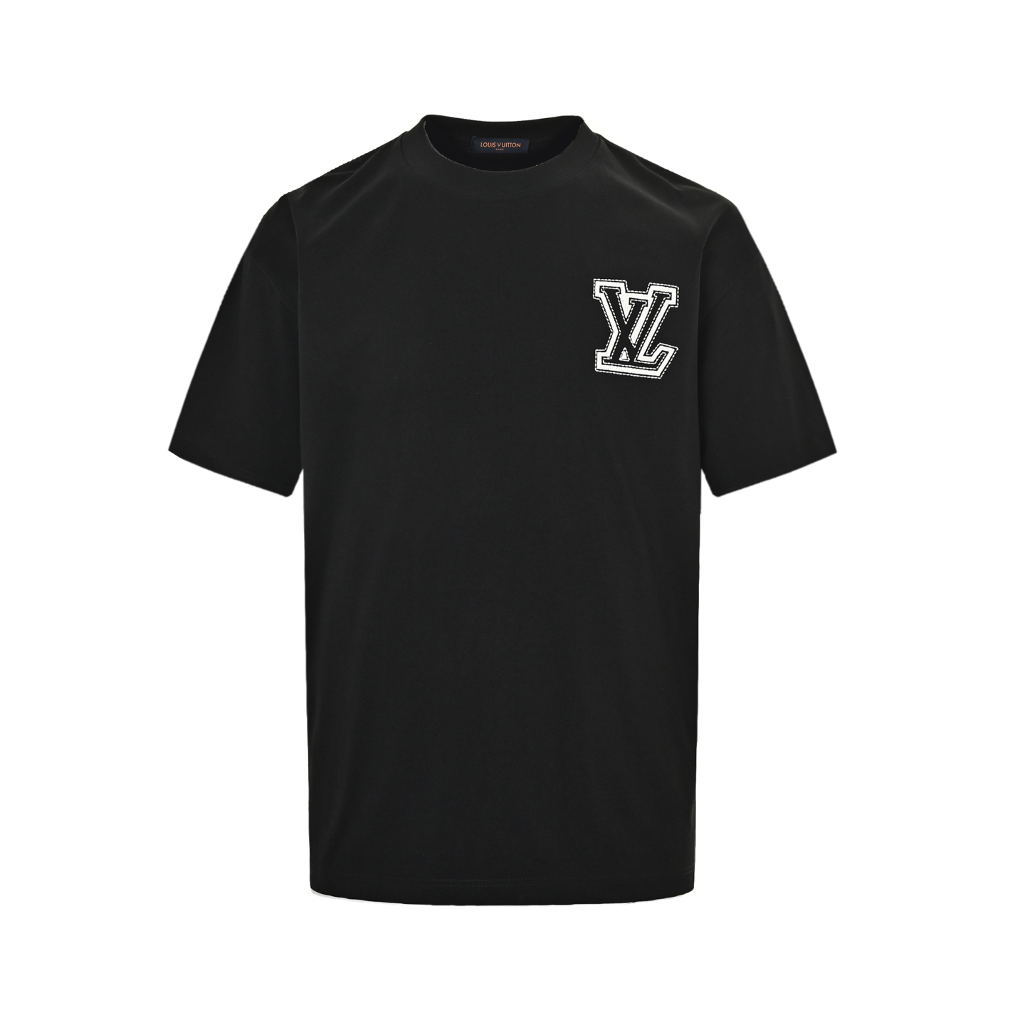 Louis Vuitton 25ss 3D embroidered core-spun logo short sleeves