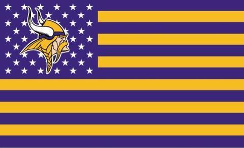MINNESOTA VIKINGS FLAG 3×5 FT