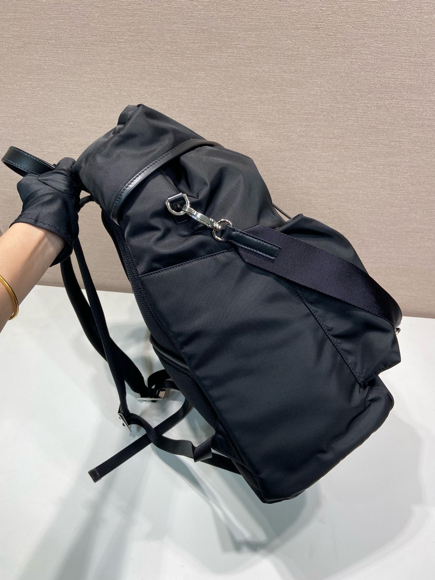 Prada nylon fabric backpack 2VZ108