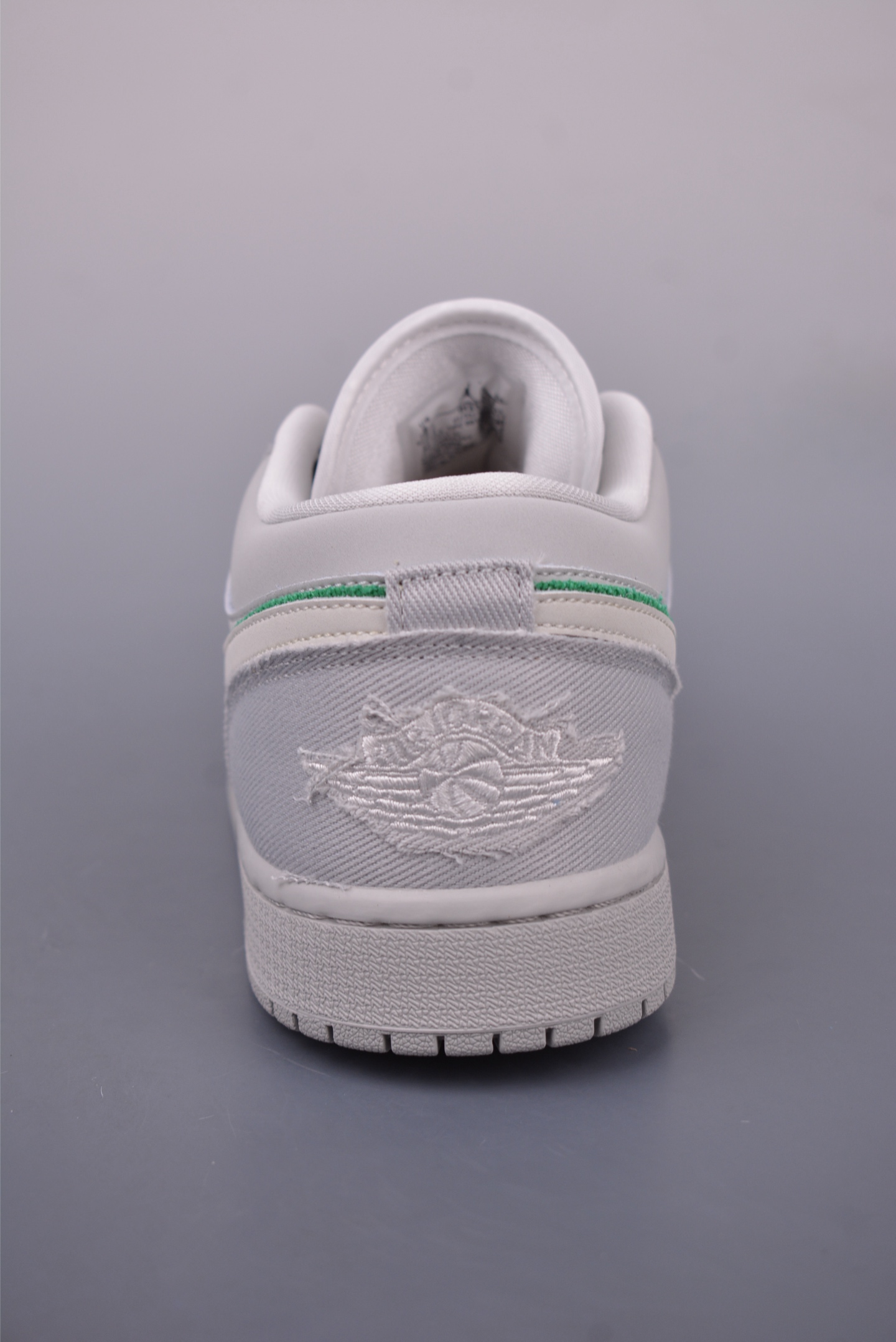 Nike Air Jordan 1 Low AJ1 basketball shoes Canvas Cement Gray Green 553558-077