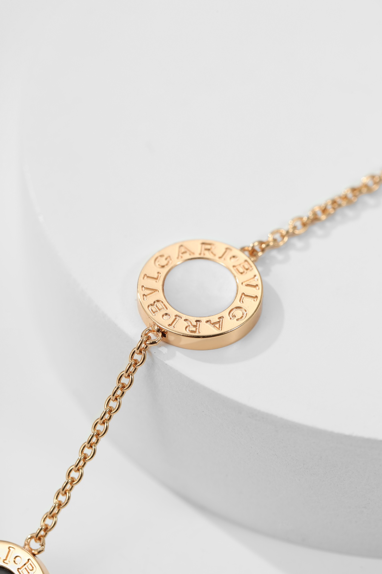 Bulgari Classic Mother-of-Pearl Four-Flower Bracelet