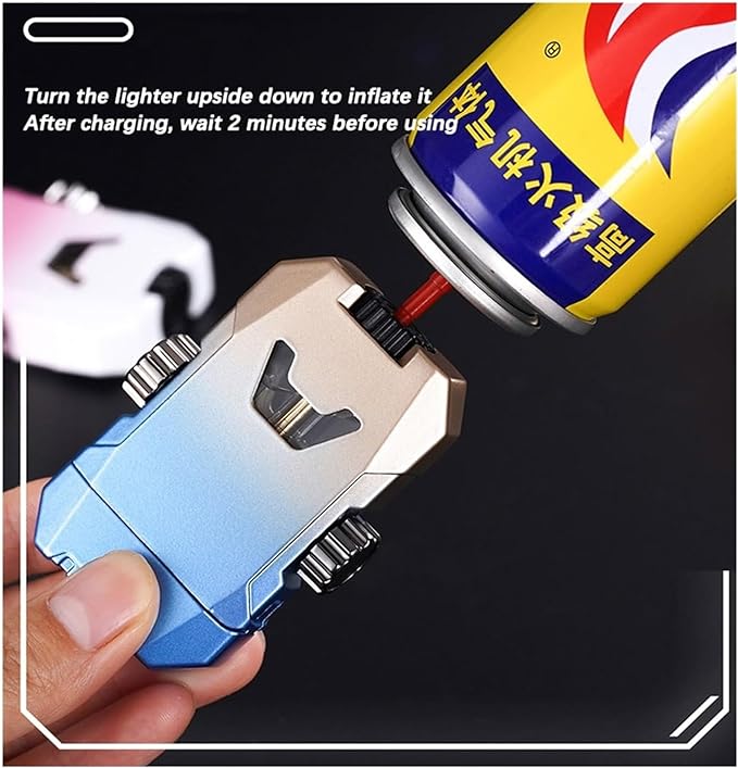Metal Cigar Jet Stand Lighters