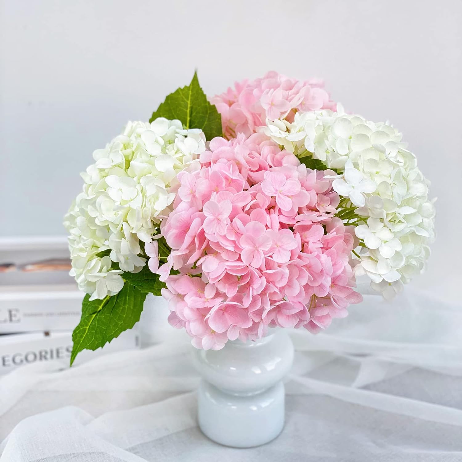 2025 ON SALE🔥4 Pcs Real Touch Hydrangea Artificial Flower Natural Lifelike