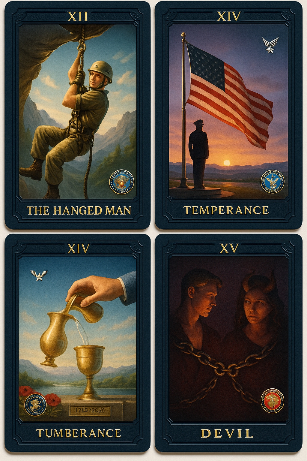 U.S. Army 250th Anniversary Tarot Deck