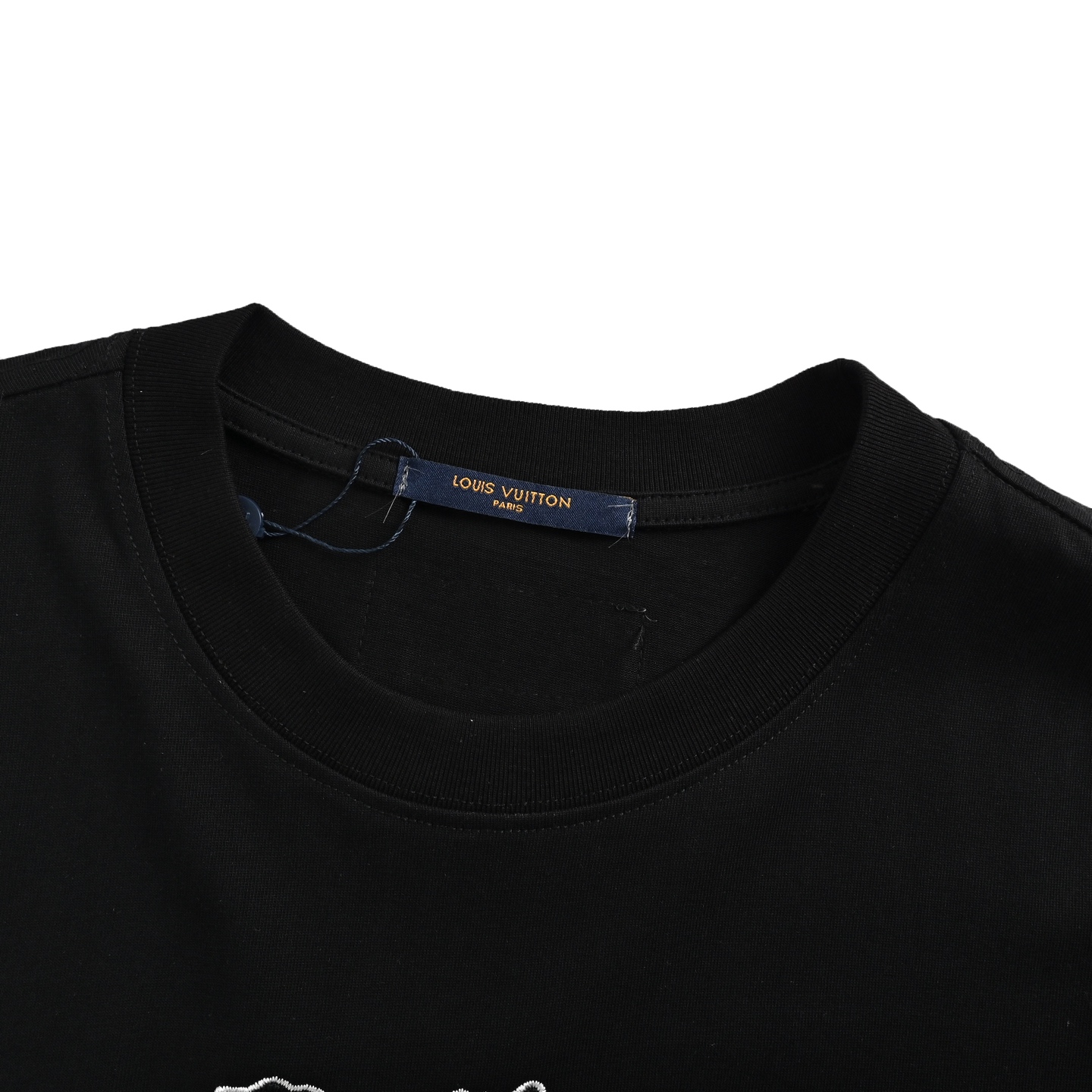 Louis Vuitton 25ss embroidered logo short sleeve