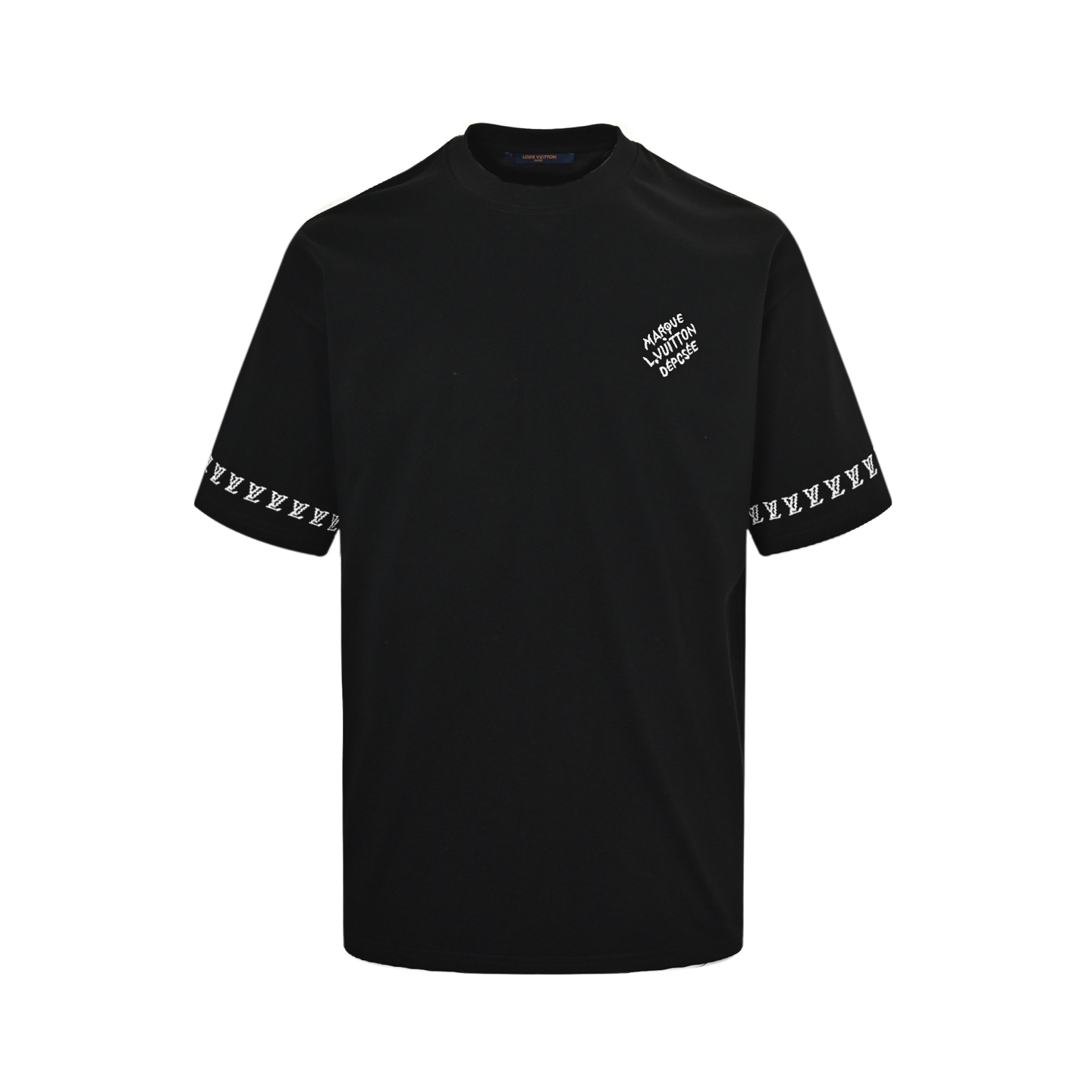 Louis Vuitton 25ss short sleeve with embroidered logo on the sleeve