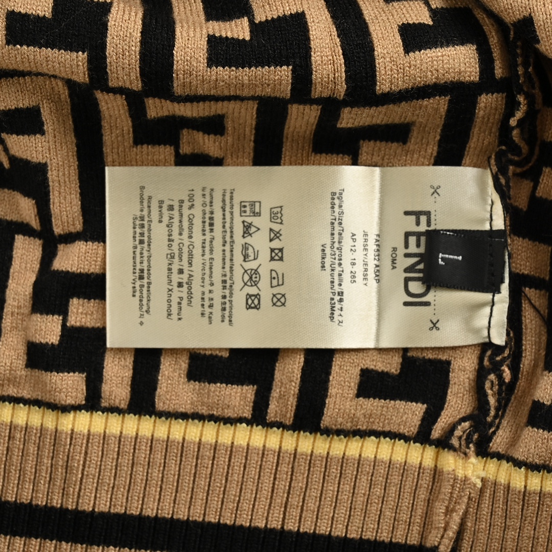 Fendi 24Fw FF all-over jacquard sweater