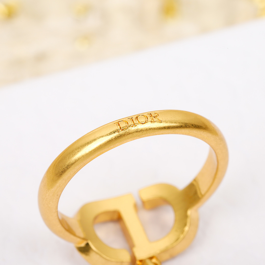 Dior Pentagram CD Ring