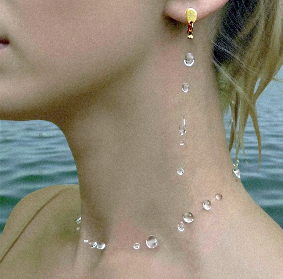 Water Drop Necklace Set