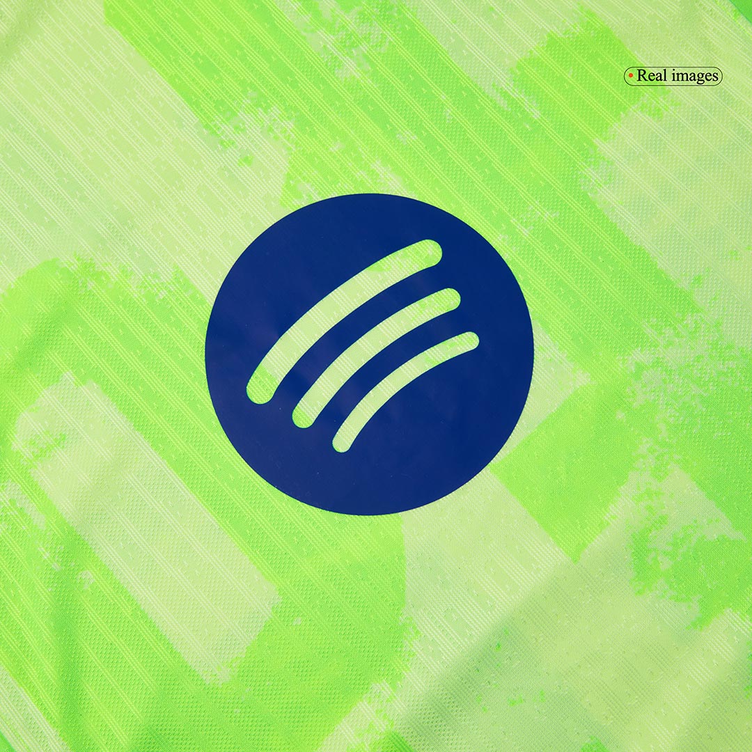 Authentic Barcelona Third Away Football Shirt 2024/25 Spotify Logo Without Text