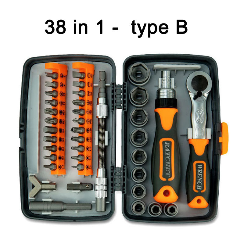 Mini Screwdriver Set 38/32 In 1 Home Tool For Home Repair Multi Tool Bits Ratcheting Screwdriver Sets With Ratchet Wrench Kit