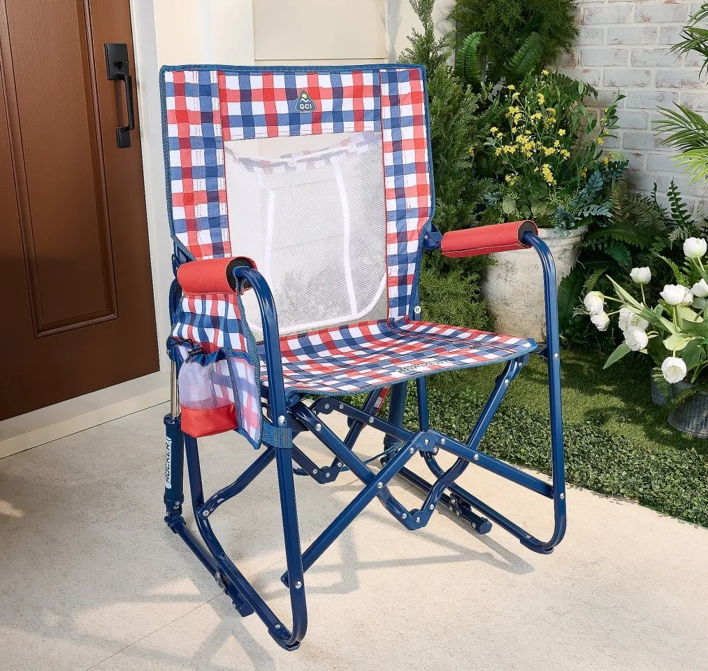 Soon to be sold out💝clearance-Buy 2 get 2 free,Buy 3 get 3 free💥GCI Outdoor Pack Away Portable Rocking Chair✅350-lb Weight Capacity