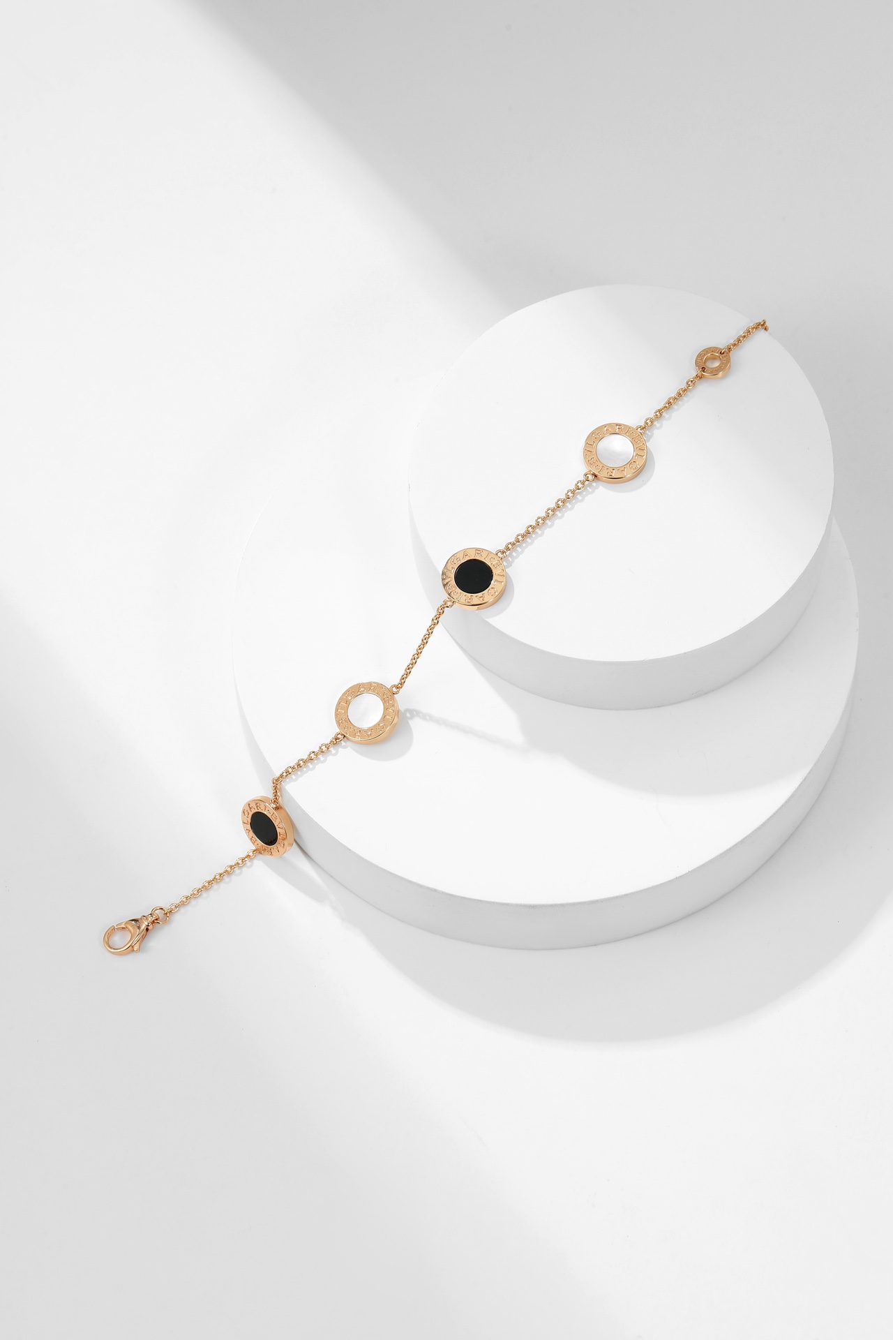Bulgari Classic Mother-of-Pearl Four-Flower Bracelet