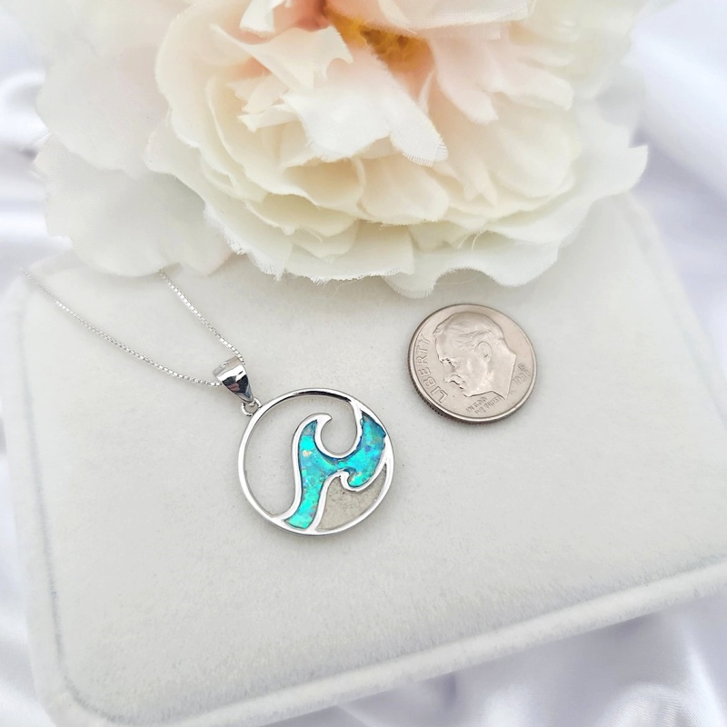 Hawaiian Ocean Wave Necklace