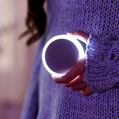 Wireless Charger Portable LED Makeup Mirror