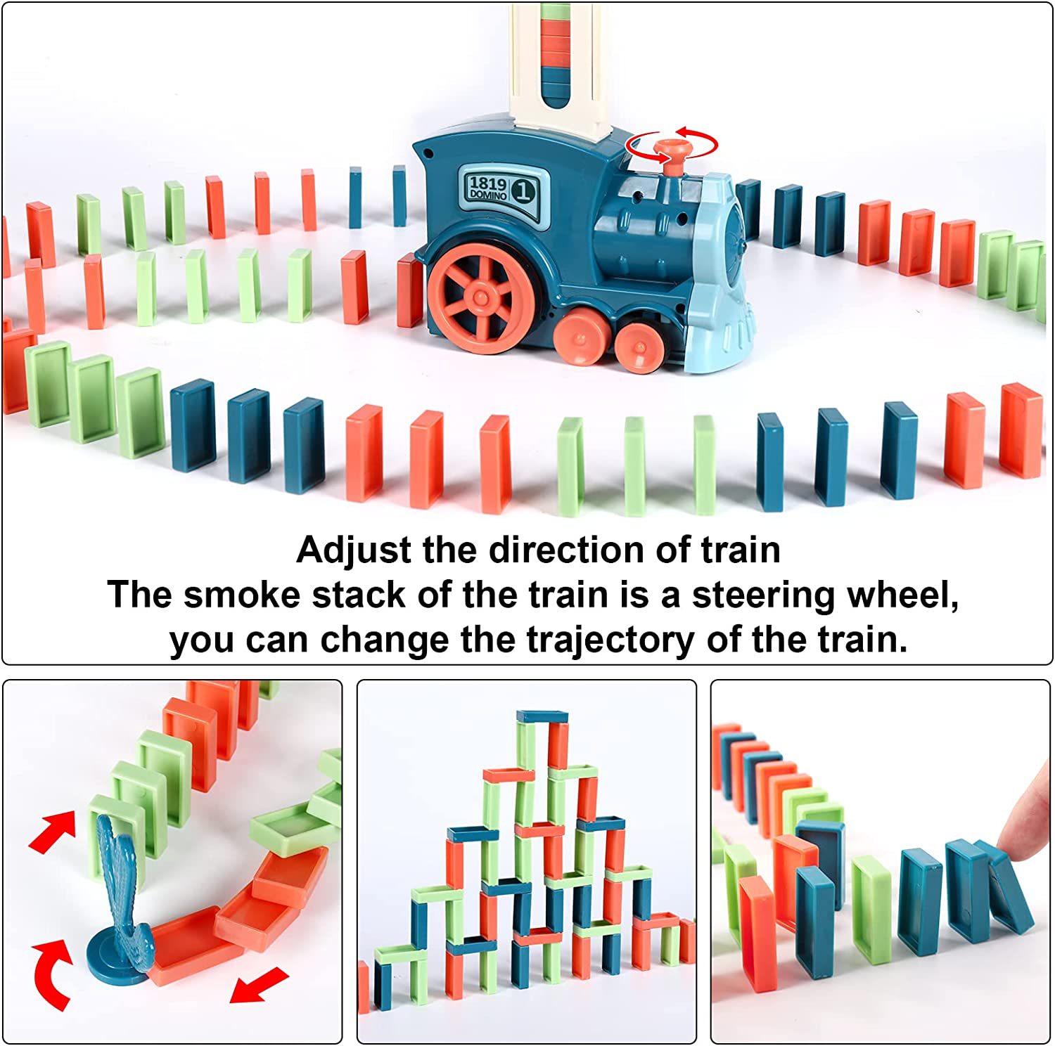 💥Last Day Promotion-[SAVE 50% OFF]--Automatic Domino Train--BUY 2 GET 10% OFF & FREE SHIPPING